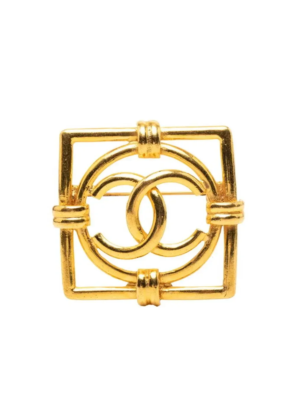 Chanel Cc Logo Brooch Metal #250218C76B
